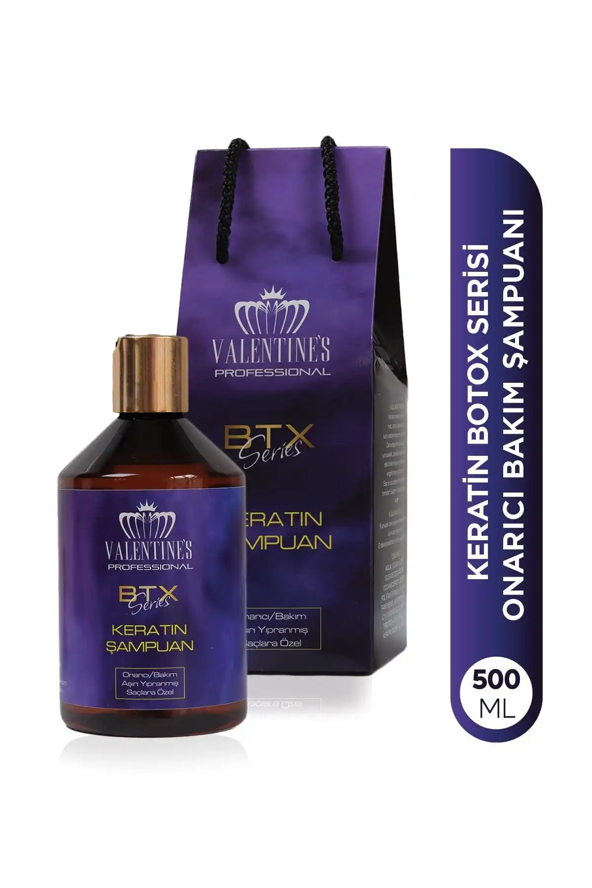 VALENTINES PROFESSIONAL Keratin Botox Onarım Şampuanı ile Saçlarınıza Bakım Yapın