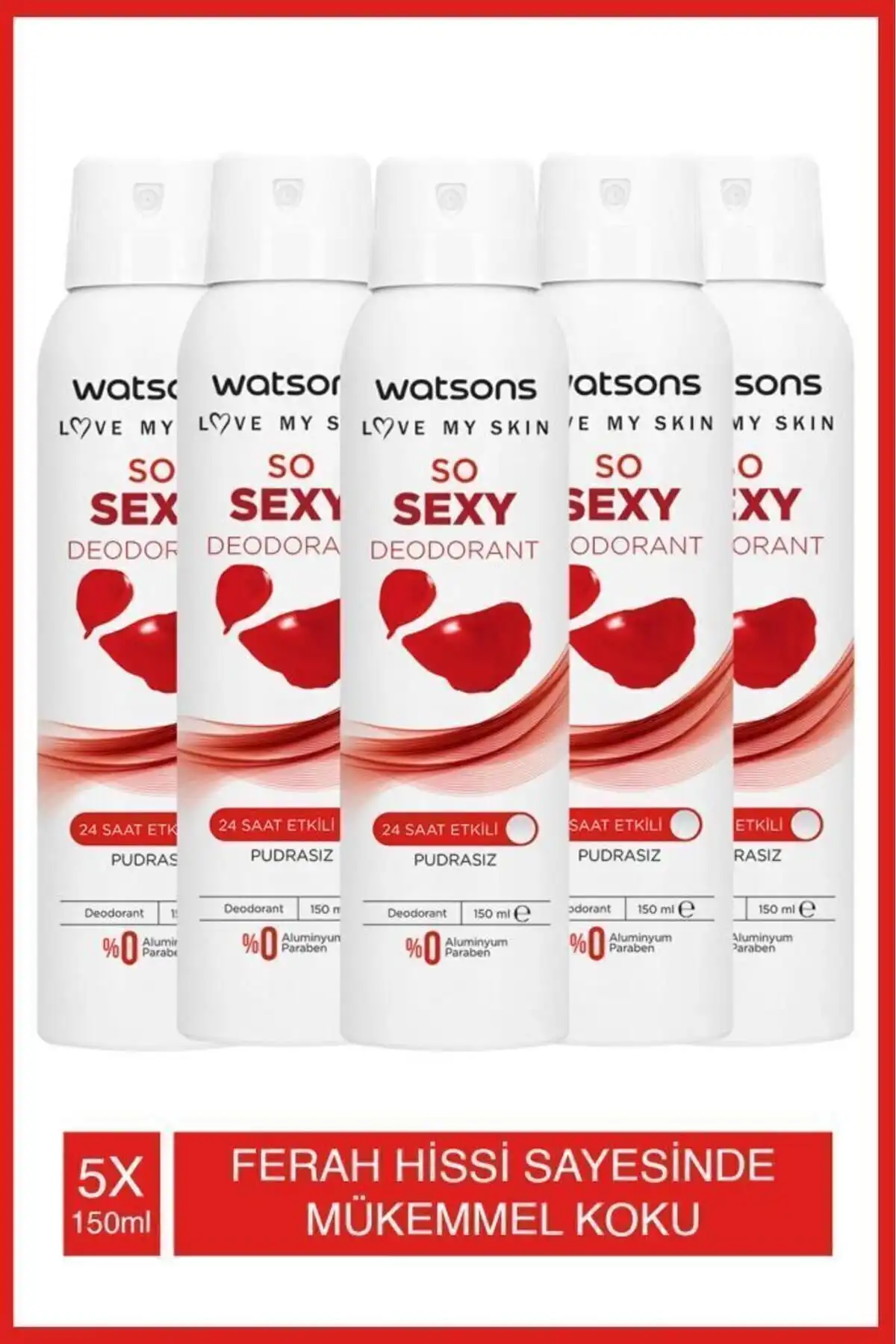 Watsons So Sexy Deodorant: Ferah ve Temiz Koku ile Uzun Süre Koruma Sağlayın