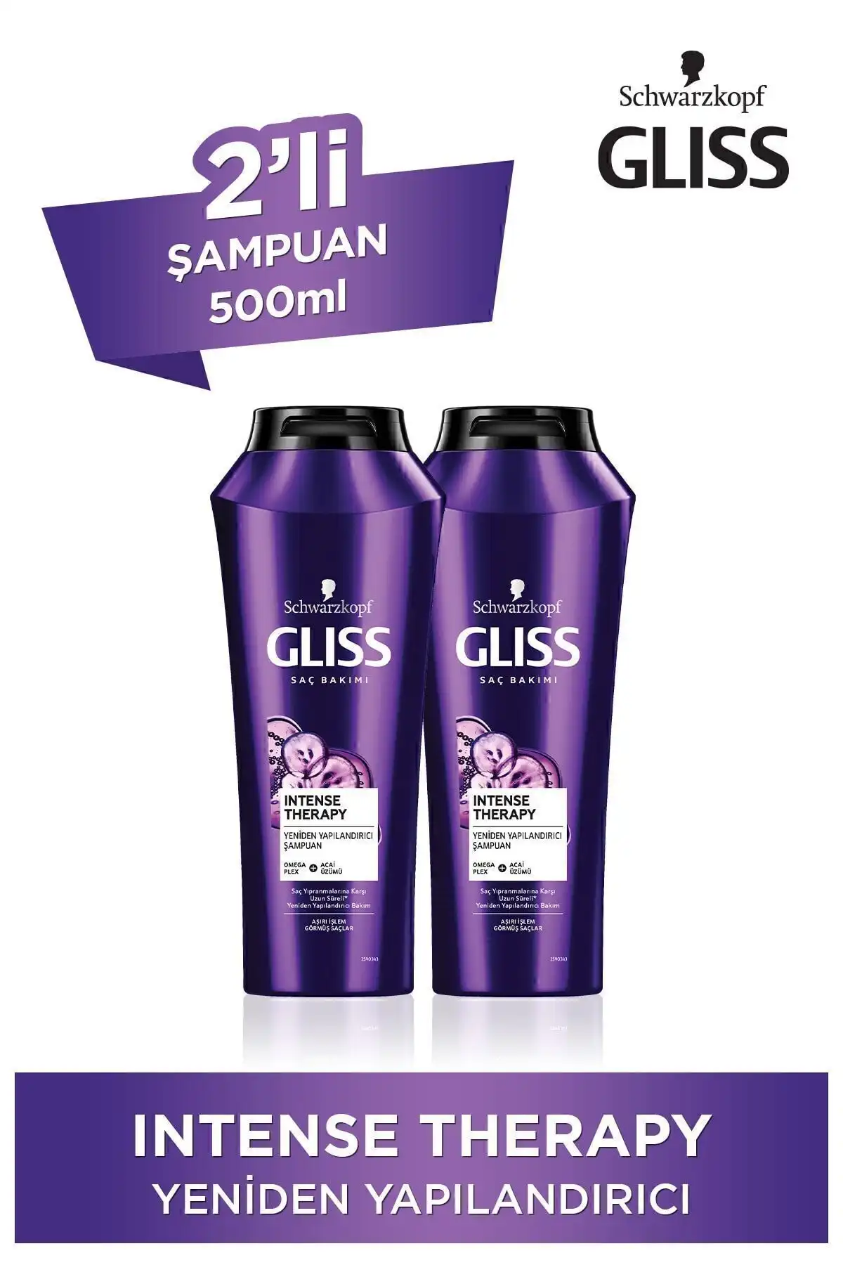 Gliss Intense Therapy: Saç Bakımında Yenilikçi Yeniden Yapılandırıcı Şampuan