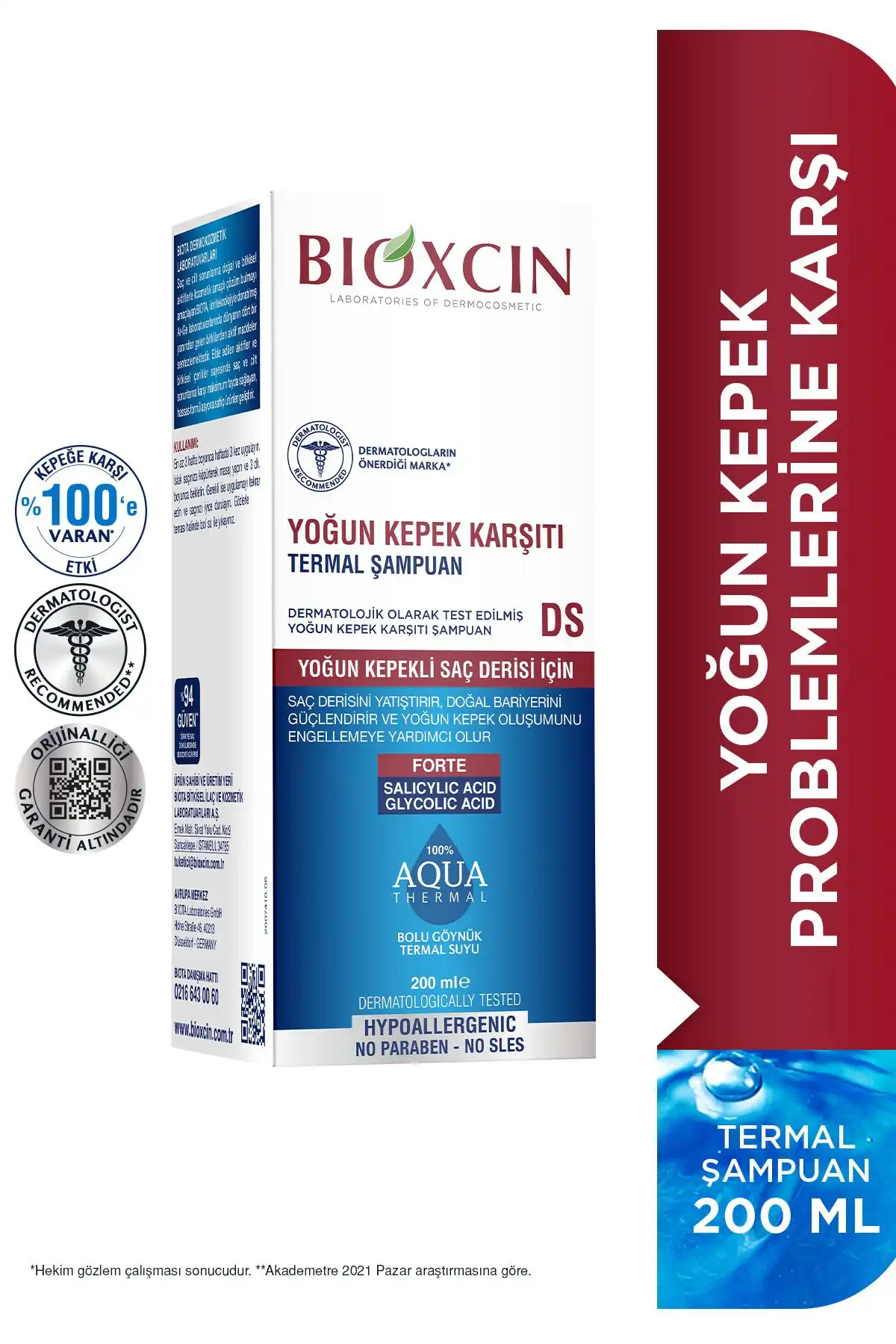 Bioxcin Aqua Thermal: Etkili Kepek Karşıtı Şampuan ile Saç Sağlığını Artırın