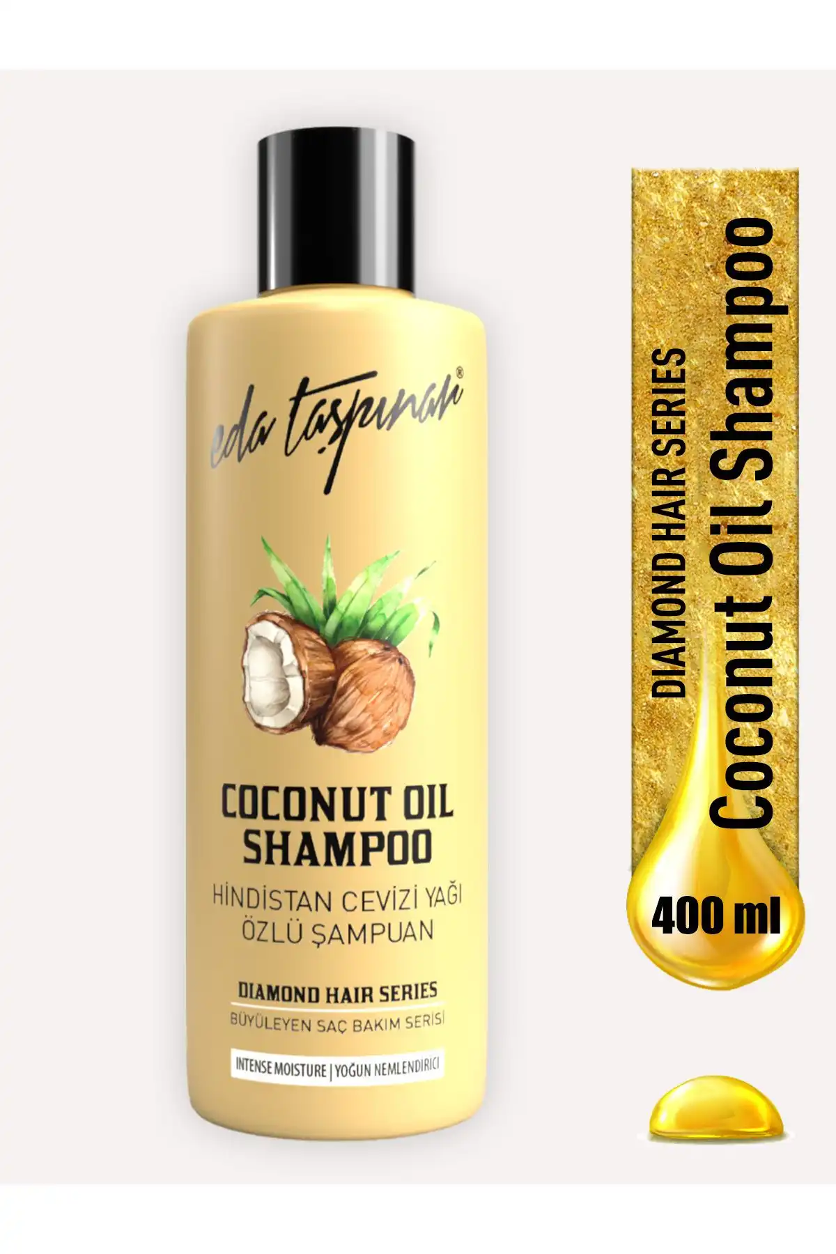 Eda Taşpınar Coconut Oil Hindistan Cevizi Şampuanı ile Saç Bakımınızı Güçlendirin