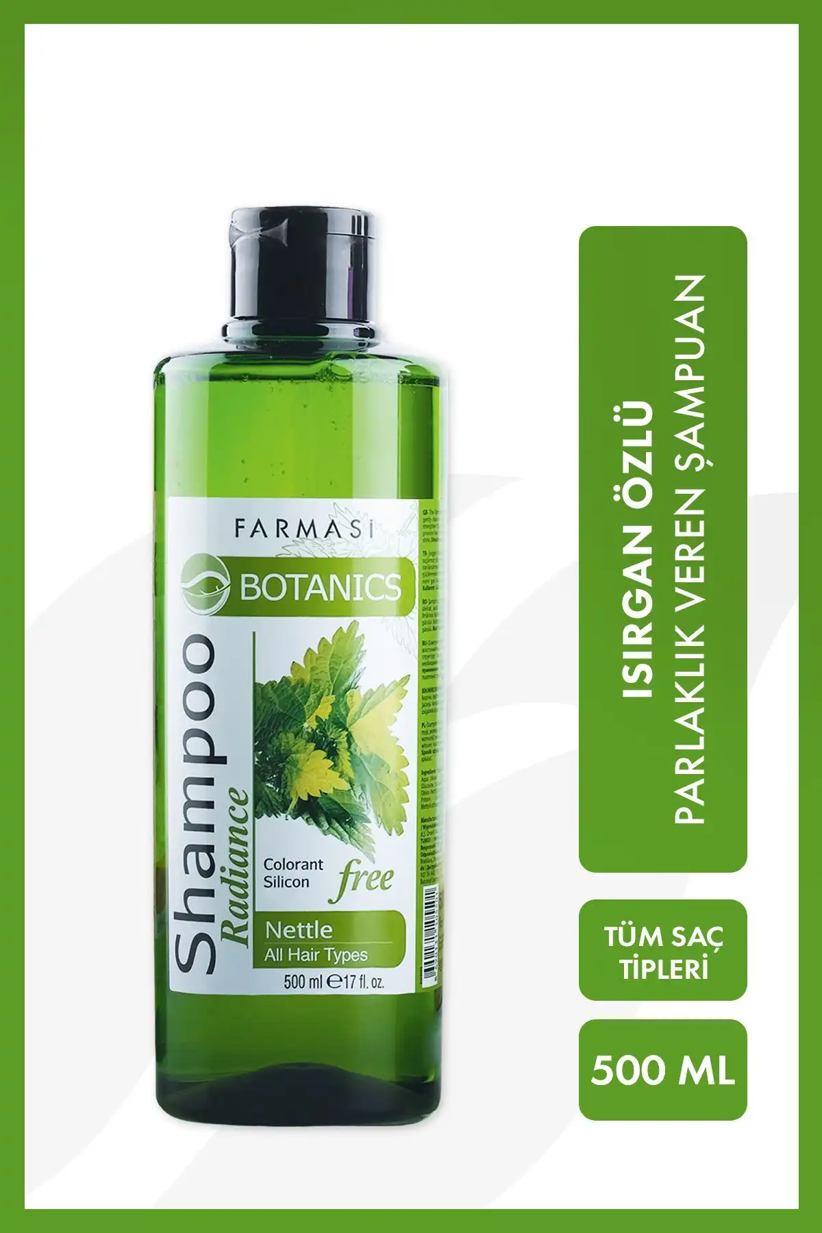 Farmasi Botanics Isırgan Özlü Parlaklık Veren Şampuan: Doğal Bakım ve Parlaklık