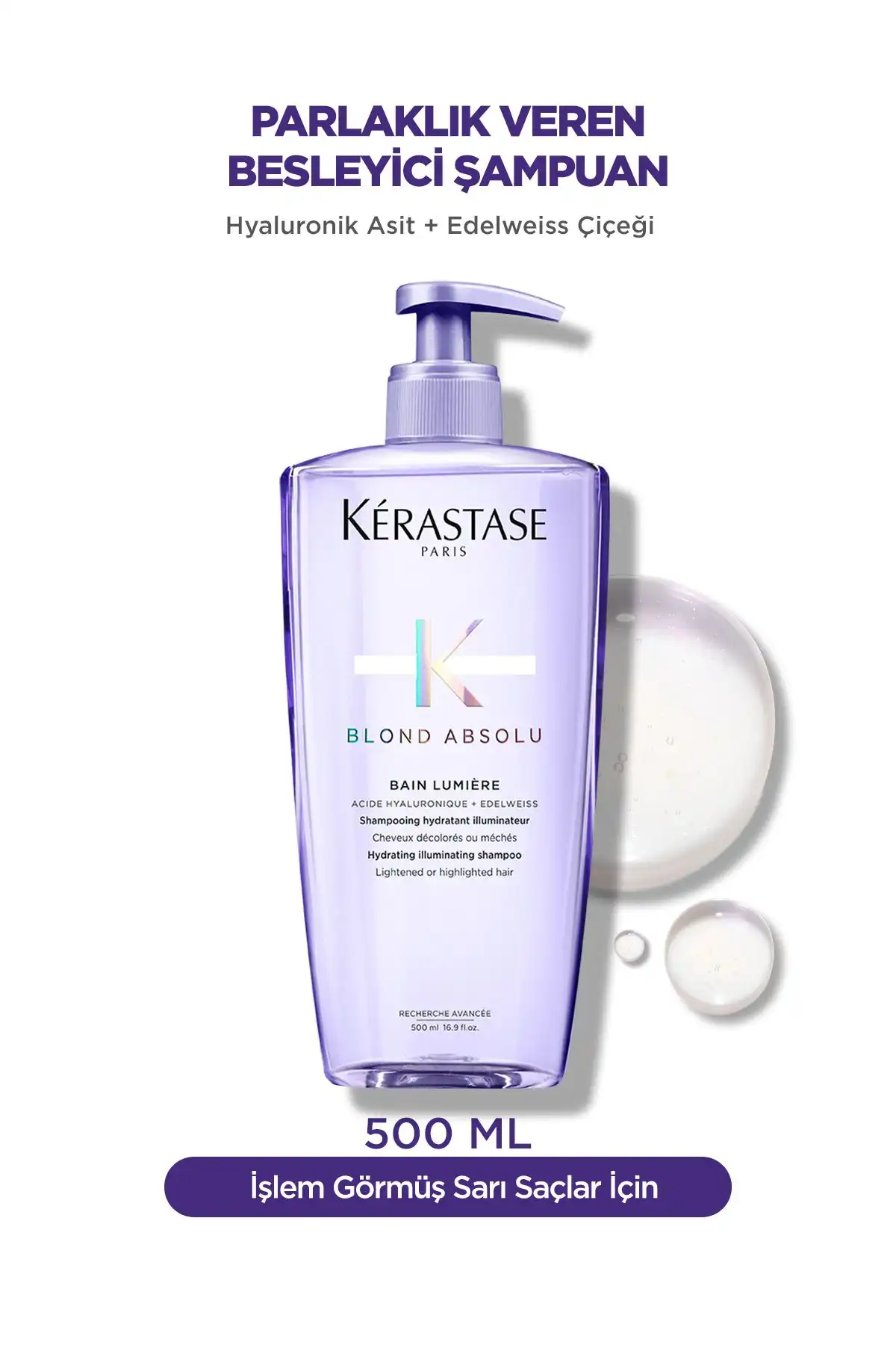 Kerastase Blond Absolu Bain Lumiere: İki Ana Bileşenle Sarı Saçlar İçin Optimal Bakım