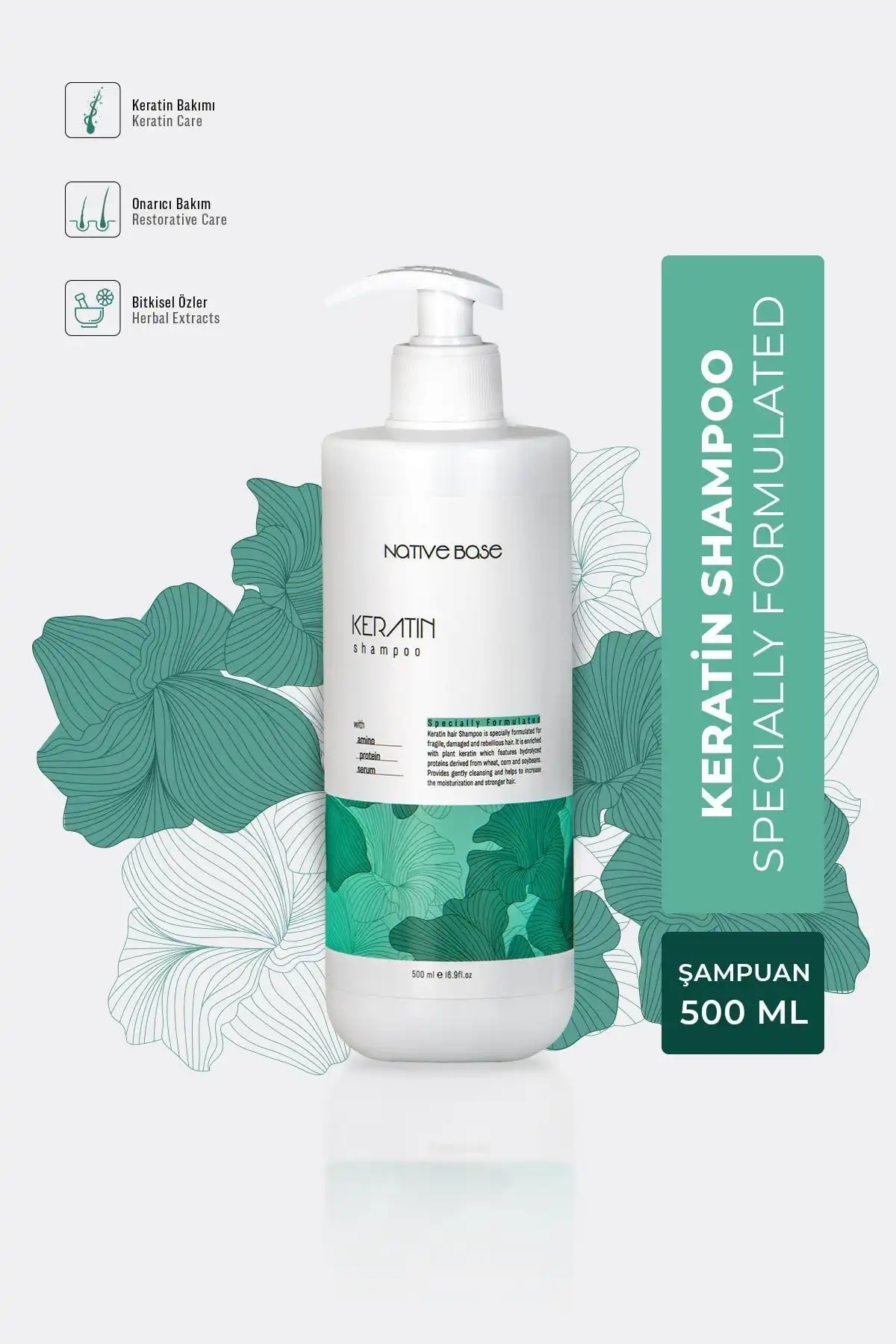 Native Base Keratin Şampuan: Her Saç Tipi İçin Besleyici ve Onarıcı Bir Çözüm