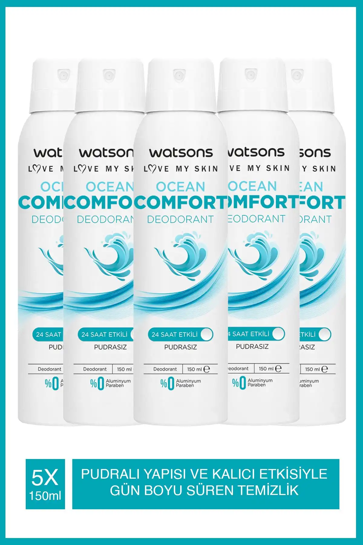 Watsons Ocean Comfort 24 Saat Etkili Pudrasız Deodorant Sprey İncelemesi ve Yorumları